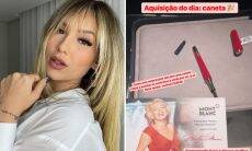 Virginia Fonseca compra caneta de R$ 5.722