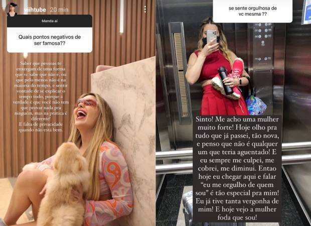 Viih Tube desabafa sobre o lado ruim da fama: 'já tive vergonha de mim' (Foto: Reprodução/Instagram)